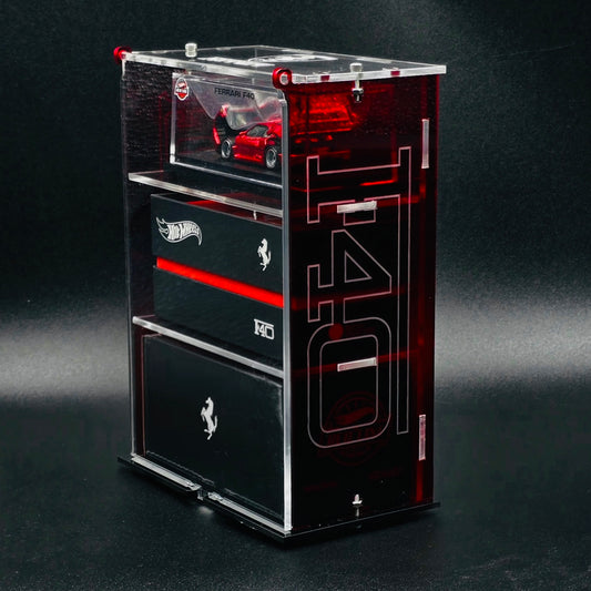 Exhibidor Acrílico 3 Niveles Ferrari F40 RLC