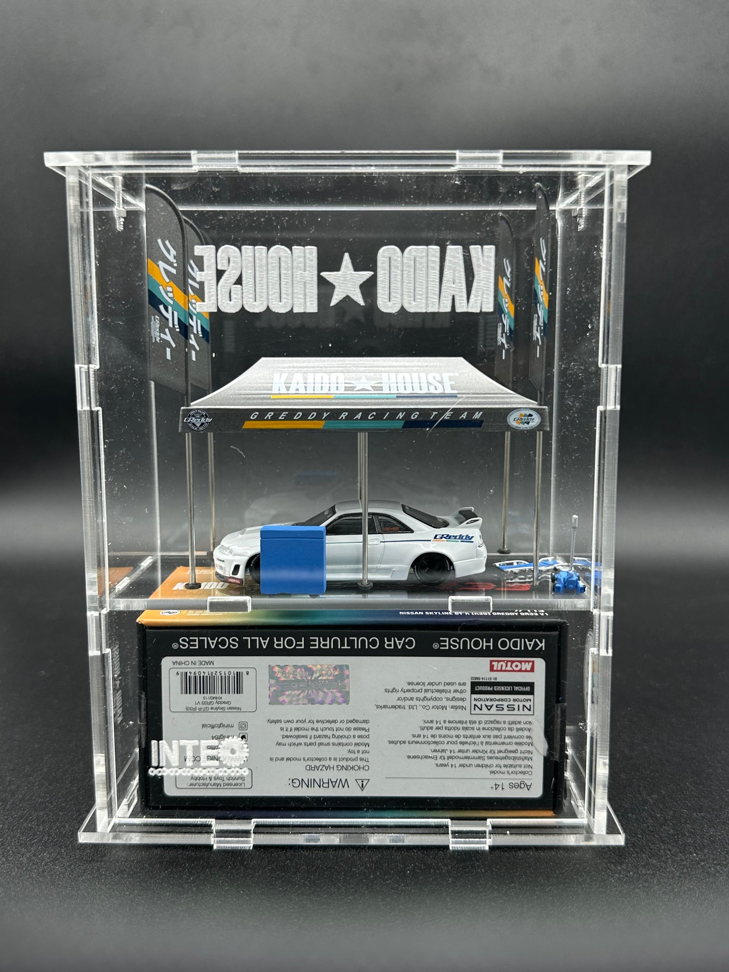 Exhibidor Acrílico Kaido House con Toldo