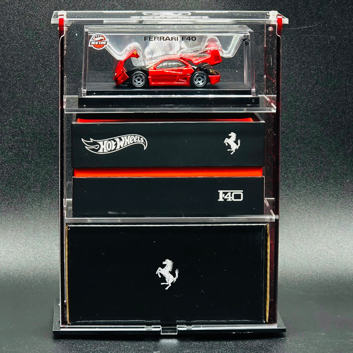 Exhibidor Acrílico 3 Niveles Ferrari F40 RLC