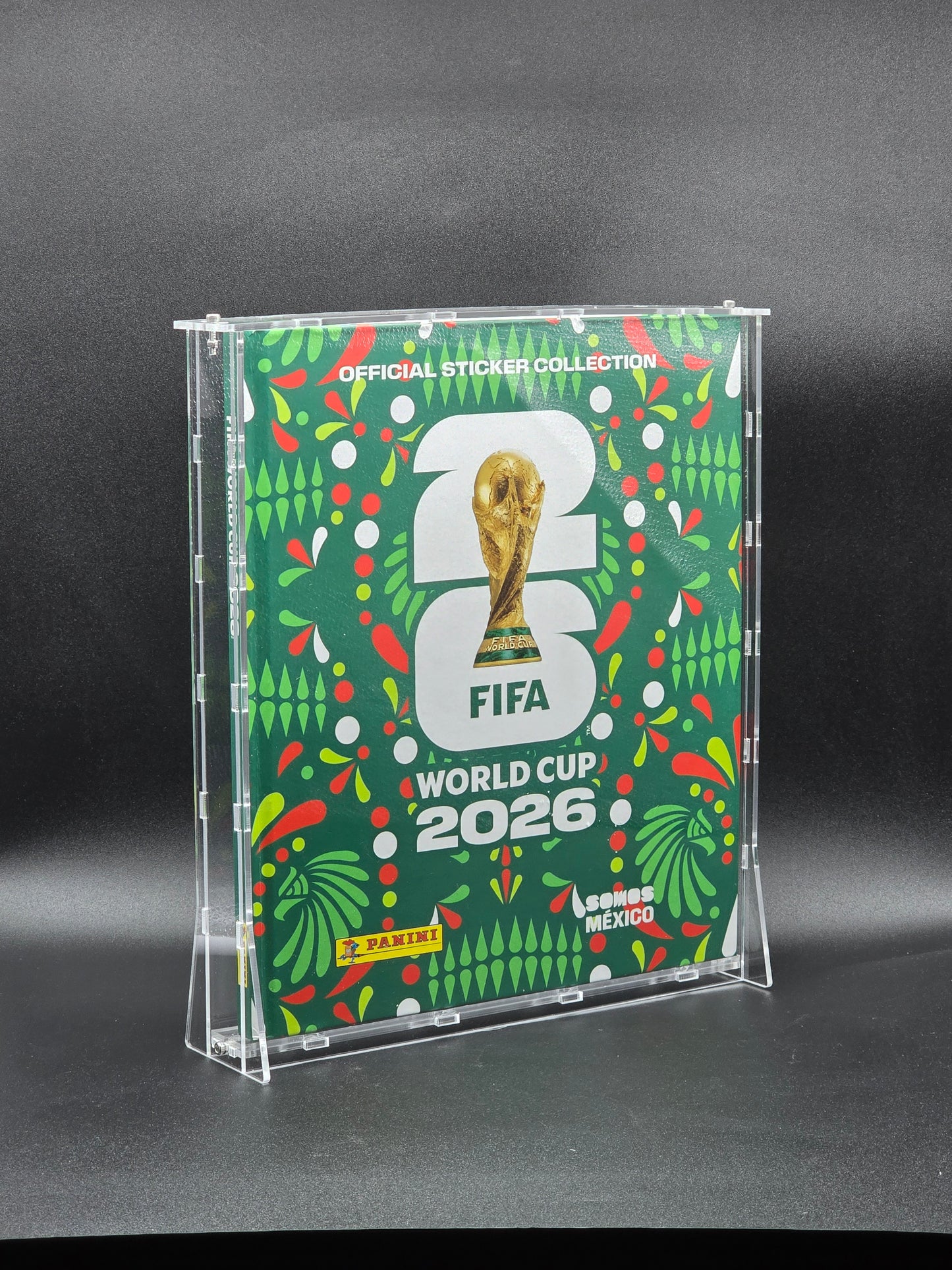 Exhibidor Acrílico Mundial 2026 Álbum Panini